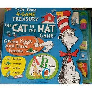 The Dr. Seuss 4-Game Treasury Cat In the Hat, Green Eggs & Ham One Fish Two Fish